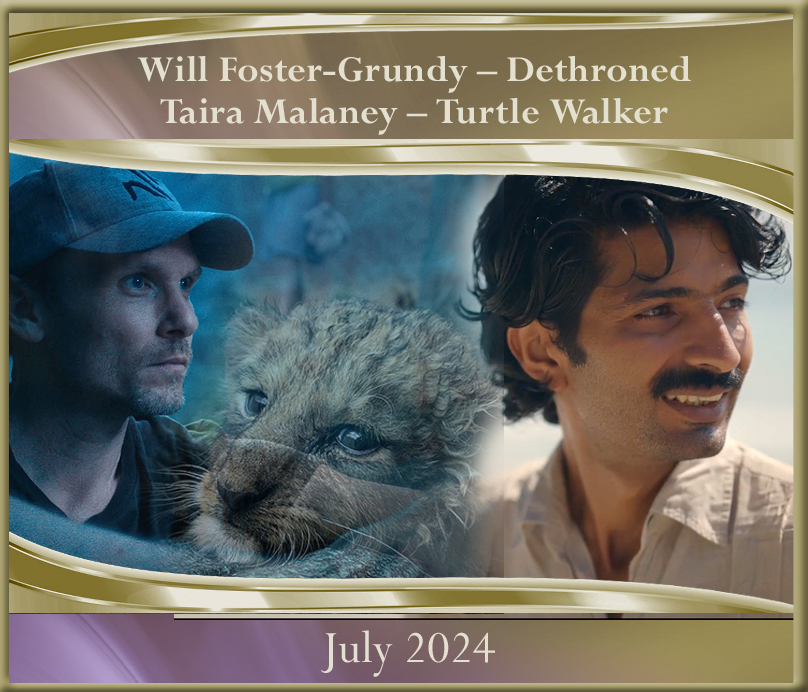 Winners July 2024 Will Foster-Grundy – Dethroned Taira Malaney – Turtle WalkerWill Foster-Grundy – Dethroned Taira Malaney – Turtle Walker